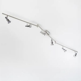 LED spotlámpa 6xGU10/5W/230V, fényes króm