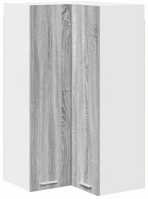 Függő szekrény Riga Szürke Sonoma és fehér 57 x 57 x 100 cm
