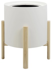 ASHI kerek önöntöző virágcserép, többféle változatban - Hobby Flower méretek: Ø 48 x 58, szín: fehér