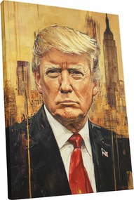 Vászonkép Donald Trump portré Trump nappali ajándék 60x80