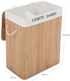 GUS barna mosókosár