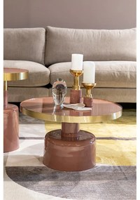 Fém kerek tárolóasztal ø 60 cm Glam – Zuiver