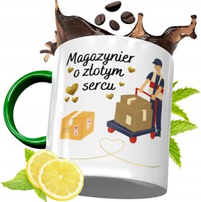 Zöld Bögre Raktárosnak Születésnapra Ajándék fényképes nyomtatással