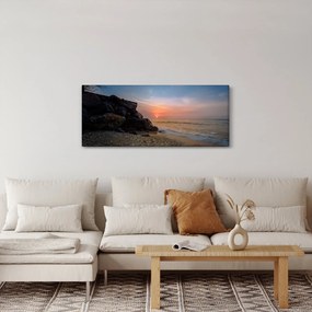 A tengerparton található naplemente képe (120x50 cm)