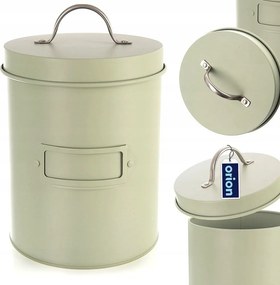 Tárolódoboz fém zöld Greenish 2,2 l