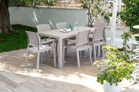 TOOMAX Műanyag asztal DAVIDE szürke