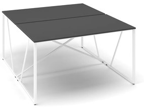 ProX asztal 138 x 163 cm, grafit / fehér