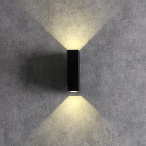 POLUX 319999 ORLEAN Modern Kültéri Fali Lámpa Fekete LED IP44