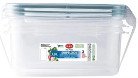 Élelmiszertartó doboz szett 3 db-os Snipslock – Snips