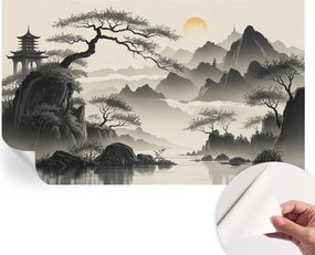 Dekoratív öntapadós fotótapéta irodába Keleti táj 416x254 cm