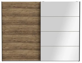 Gardróbszekrény tükörrel OREN 270x210 cm artisan tölgy
