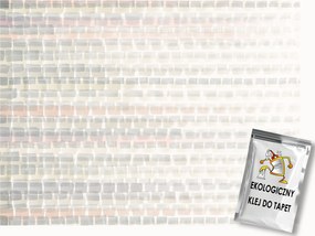 Fotótapéta Flizelina Absztrakt Mintás Pasztell Világos Tégla 200x140 ragasztó