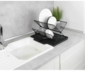 WENKO 54771100 - NELIA edényszárító 34x40 cm fekete