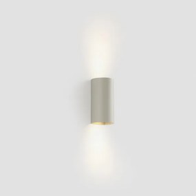 FARO 40540 - Fali lámpa SOLE 2xGU10/8W/230V szürke kerek