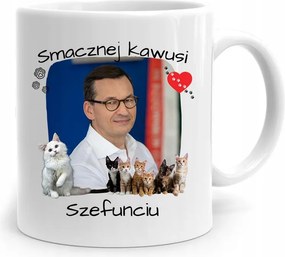 Bögre Politikus Miniszterelnök Mateusz Morawiecki Pis