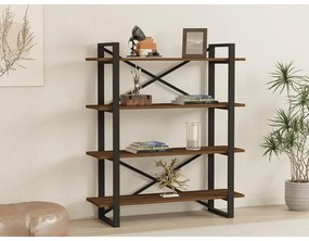 könyvespolc Makro - Walnut