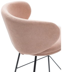 Világos rózsaszín bárszék szett 2 db-os (ülésmagasság 65 cm) Rush – Marckeric