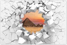 Poszterek 60x40 Menkaure piramis Egyiptom