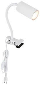 Globo 57911KW - Rugalmas lámpa klipsszel ROBBY 1xGU10/25W/230V