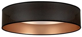 Duolla - LED Mennyezeti lámpa ROLLER LED/24W/230V átm. 45 cm fekete/réz