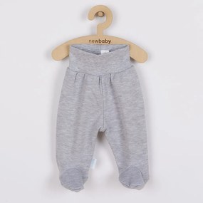 Baba lábfejes nadrág New Baby Classic II szürke, vel. 56 (0-3 h)