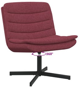 Forgószék Burgundi Vörös Szövet Standard Ergonómikus Forgószék