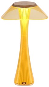 Globo 21025A-LED Dimmelhető Asztali lámpa tölthető AMBRA LED/2,5W/3,7V 2700K/4500K/6500K arany