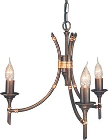 Elstead Lighting BAMBOO BB3-BRZ-PATINA Csillár 3x60W/E14