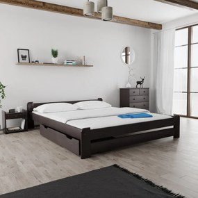 Ágyneműtartó fiók 150 cm, diófa