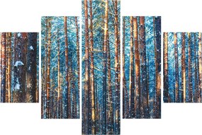 Kép - téli erdő (150x105 cm)