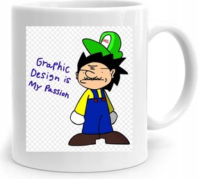 Ajándék Bögre Grafika Graphic Is My Passion fényképes nyomtatással