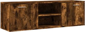 vidaXL füstös tölgy színű szerelt fa TV-szekrény 120x34x37 cm