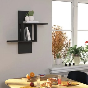 Mill fali polc, antracit, 64 cm