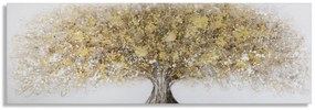 SUPER TREE II arany és barna vászon festmény