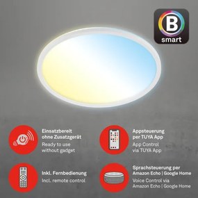 Brilo - LED Dimmelhető mennyezeti lámpa SLIM LED/22W/230V Wi-Fi Tuya + távirányító