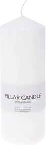 Paraffin Dekorációs Gyertya Fehér Dekorációs Henger Otthonra 7 x 20 CM