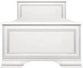 Ágy, 90x200, alpesi fehér, KENTAK