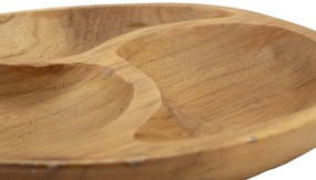 Tálca 3 részes teak ø 25,5x3cm