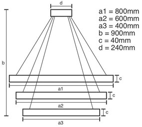 LED világítás + vezérlés 125W - J4313/S
