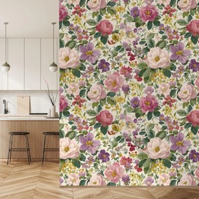 Fotótapéta - Mintás virágfestmény (147x102 cm)