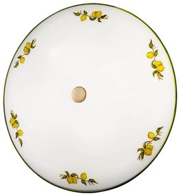 Kolarz 731.U14.4.116 - Mennyezeti lámpa NONNA 4xE27/60W/230V átm. 54 cm citromok