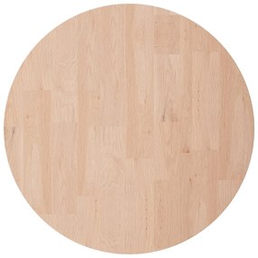 kerek kezeletlen tömör tölgyfa asztallap Ø40 x 2,5 cm