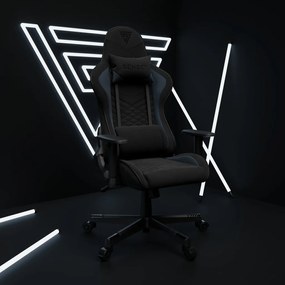 Gamer szék SENSE7 Spellcaster szövet fotel, fekete-kék.