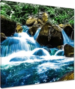 Vászonkép 60x60 Hegyi vízesés