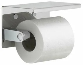 GEDY 2839 WC-papír tartó polccal, ezüst