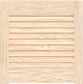 vidaXL tömör fenyőfa lamellás szekrényajtó 39,5 x 39,4 cm