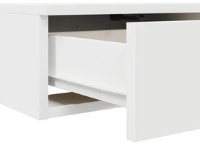 Ágy Fiókok Fehér 90x36,5x16,5 cm Mérnöki Fa