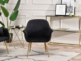 Fotel Osmol F (fekete + arany). 1110360