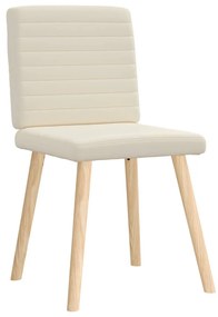 6 db vászonkárpitozású étkezőszék