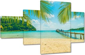 Festmények 130x80 Trópusi tájkép